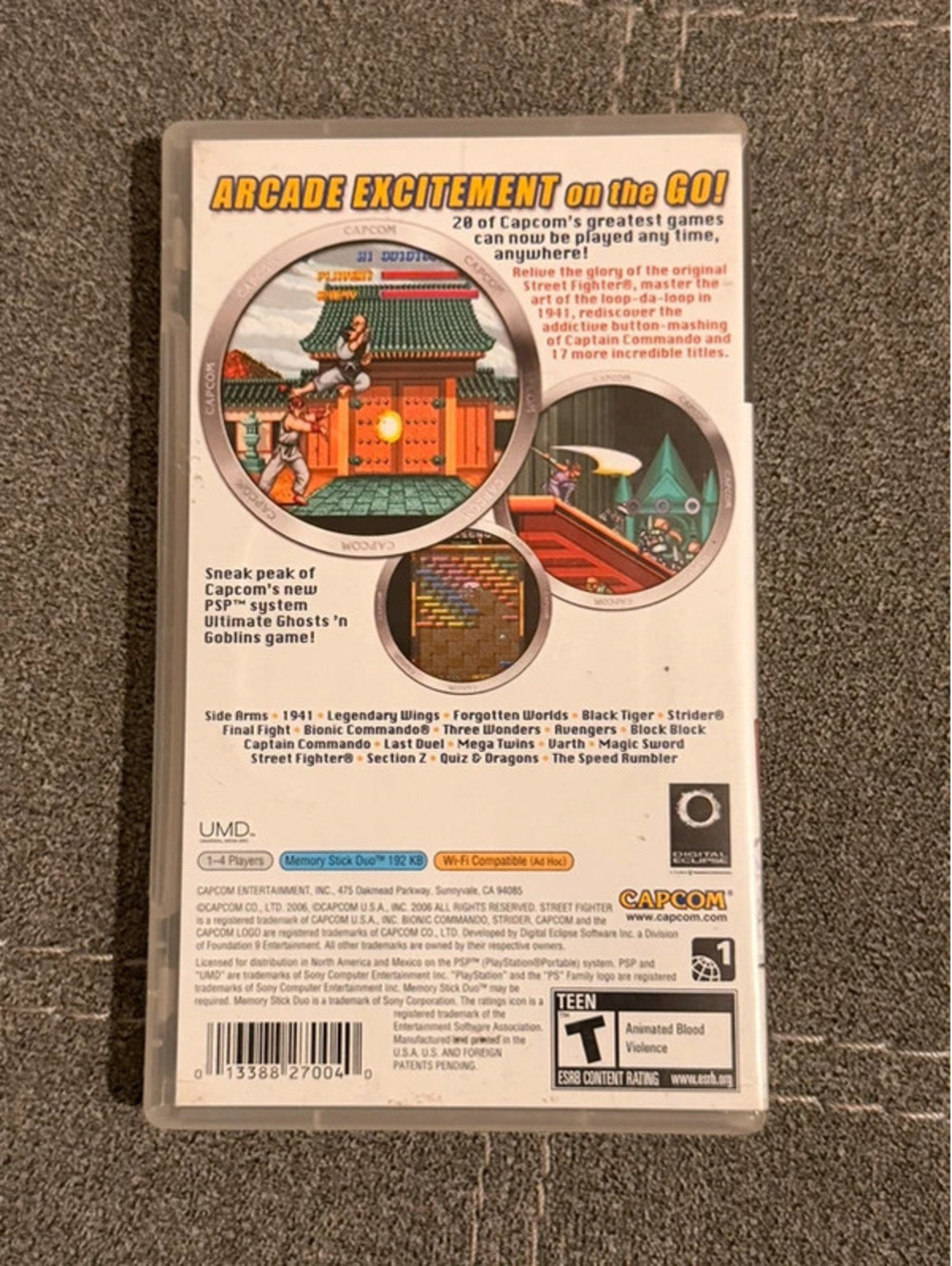 Capcom Classics Collection Remixed for PSP - Picture 3 of 3